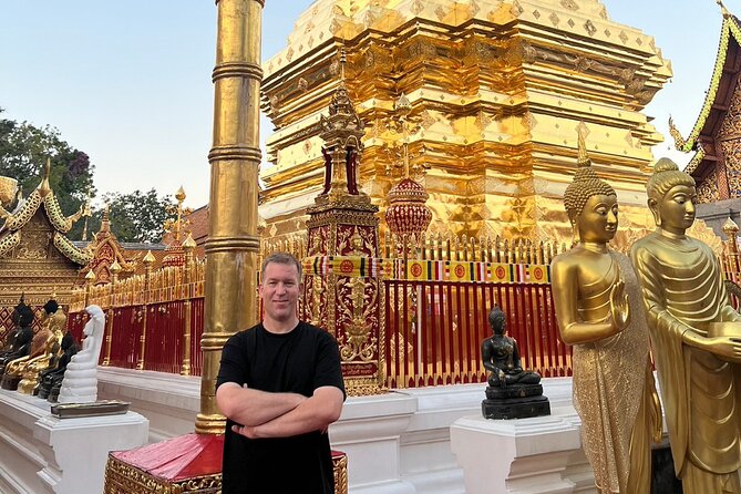 Chiang Mai - Doi Suthep Temple & Wat Pha Lat Hike - Gold chedi, Buddha paintings, and city views