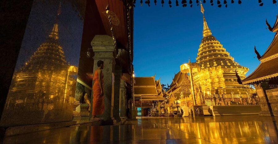 Chiang Mai: Doi Suthep & Wat Umong Twilight Tour with Pickup - Key points at a glance