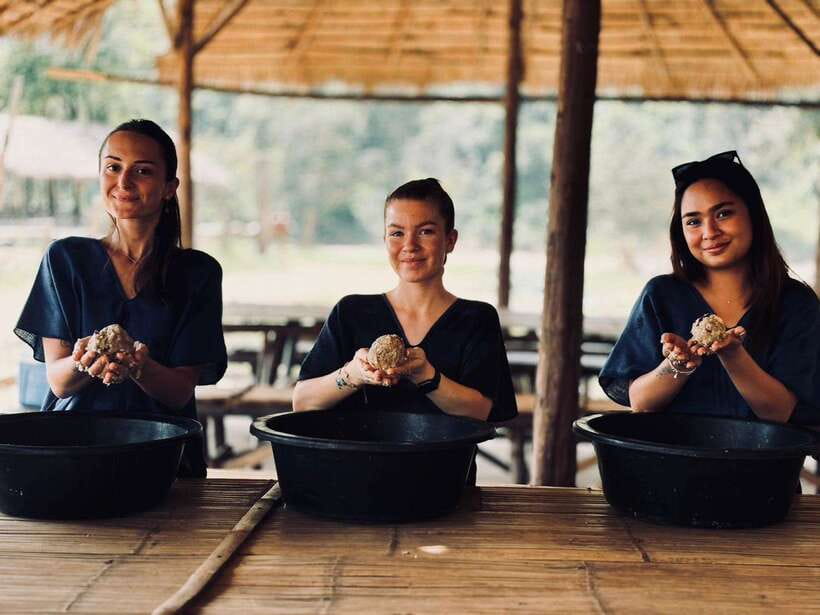 Chiang Mai: Elephant Sanctuary, Long Neck & Sticky Waterfall - Climbing Buatong Sticky Waterfall