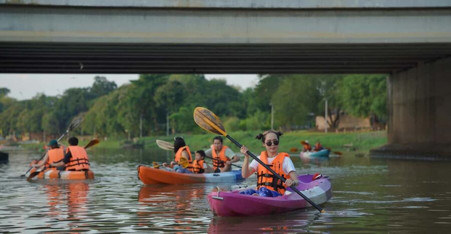 Chiang Mai:Explore kayaking through Mae Ping River on sunset - What the paddling feels like