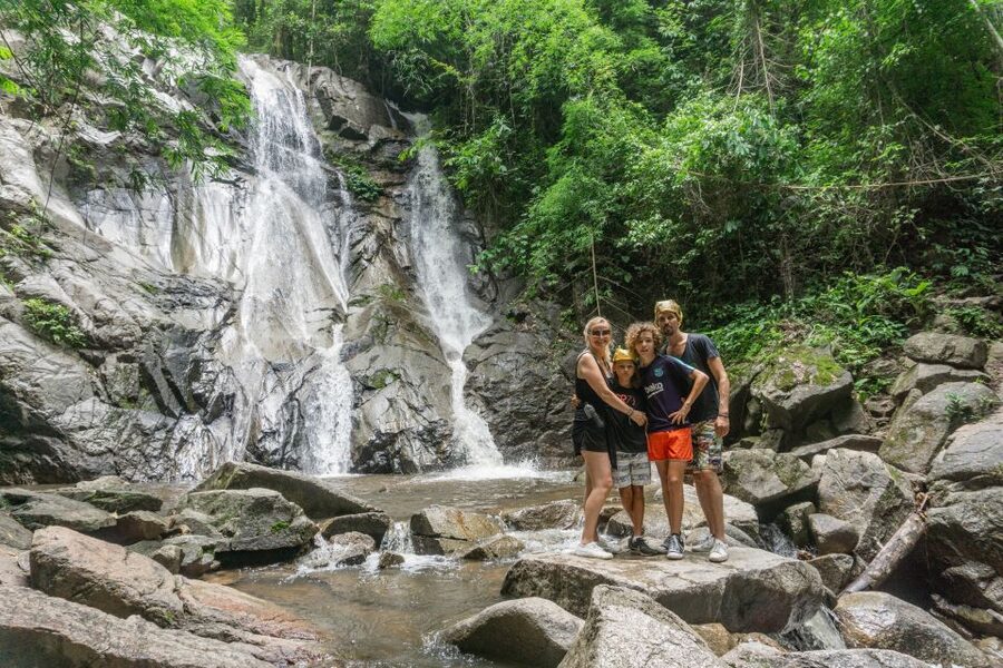 Chiang Mai: Guided Jungle and Waterfall Trek with Transfer - A waterfall walk with a local touch
