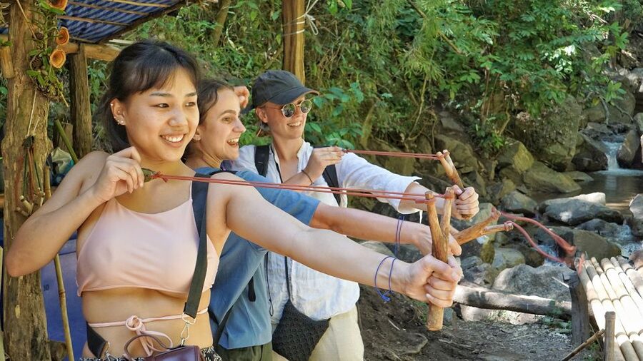Chiang Mai: Guided Jungle and Waterfall Trek with Transfer - What the $64 price really covers