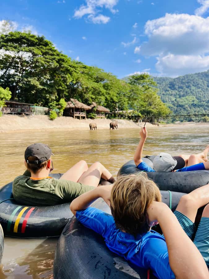 Chiang Mai Half-Day Adventure: River Tubing & Waterfall - Optional elephant feeding for 500 THB