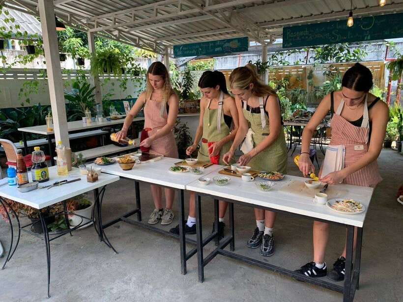 Chiang Mai: Half Day Cooking Class at Organic Farm - Cooking at your own station