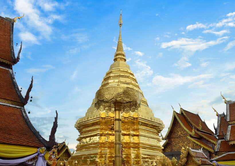 Chiang Mai: Hike on Monk’s Trail and Doi Suthep Private Tour - Wat Pha Lat, the peaceful first temple