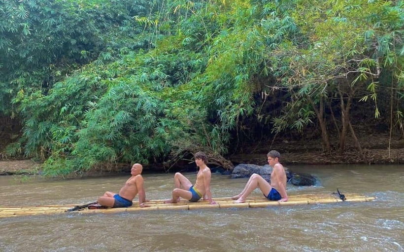 Chiang Mai: Jungle Trek, Elephants care & Bamboo Rafting - The jungle walk, waterfall, and packed lunch