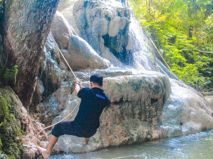 Chiang Mai: Sticky Waterfall by Local Truck with Market Stop - One and a half hours at Bua Thong National Park