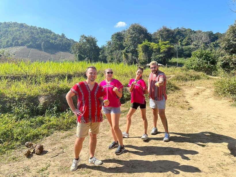 Chiang Mai Untouched Elephant: Nature Walk & Waterfall Trek - Meeting the elephants in their village