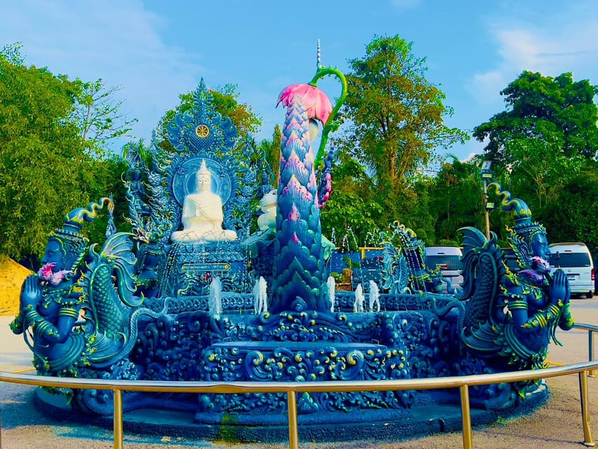 Chiang Rai: Discover 7 Must-See Spots & Lunch Included - Blue Temple: Color, murals, and a different mood