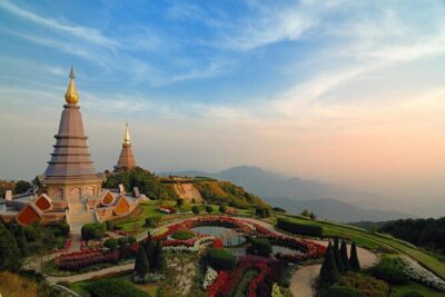 Doi Inthanon Waterfall and Royal Project Chiang Mai