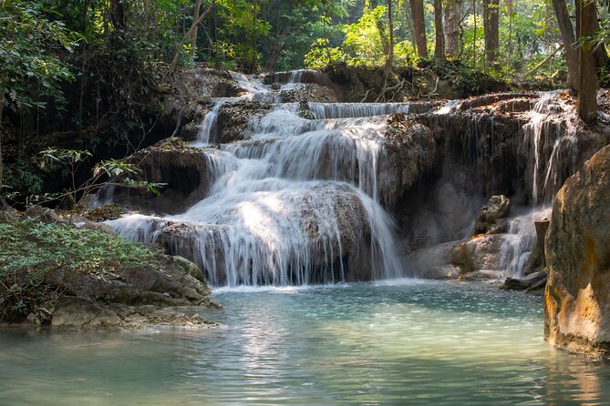 Erawan Waterfalls and Bridge Over River Kwai Tour from Bangkok - What the $56 price really covers