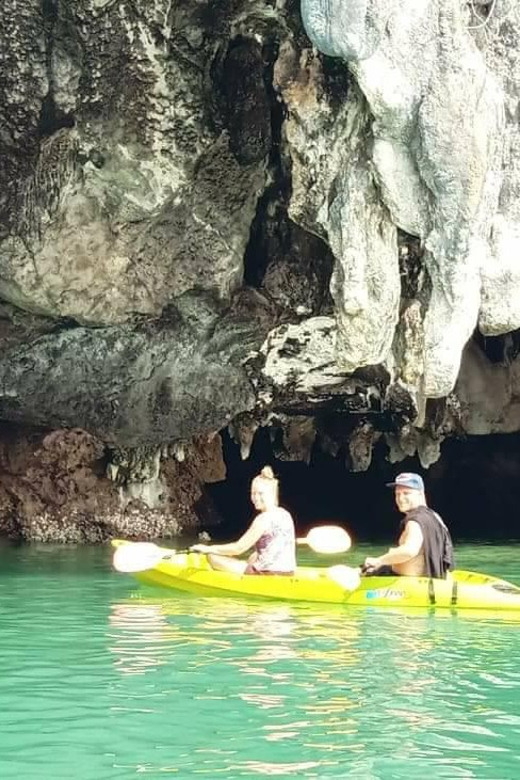 From Ko Lanta: Half Day Sea Cave Kayaking Small Group - A longtail boat through the mangroves