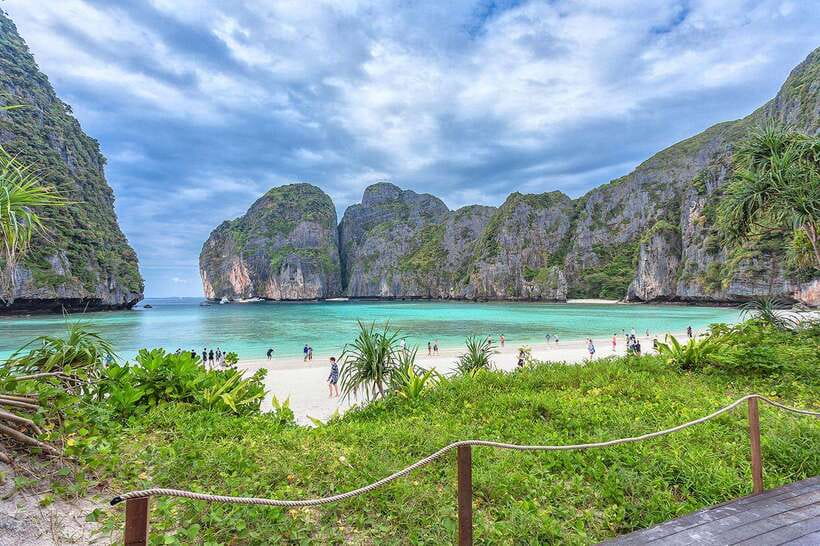 From Krabi: Maya Bay, Bamboo & Phi Phi Islands Day Tour - Lunch and limited free time on Phi Phi Don