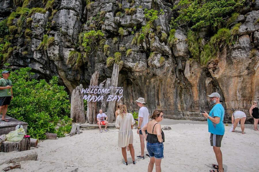 From Phi Phi: Full Day Longtail Tour Maya Bay & Snorkeling - Swimming in Pi Leh Lagoon