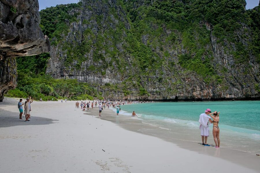 From Phi Phi : Splash & Explore – Half-Day Tour By longtail - Pileh Lagoon: the main swim and snorkel stop