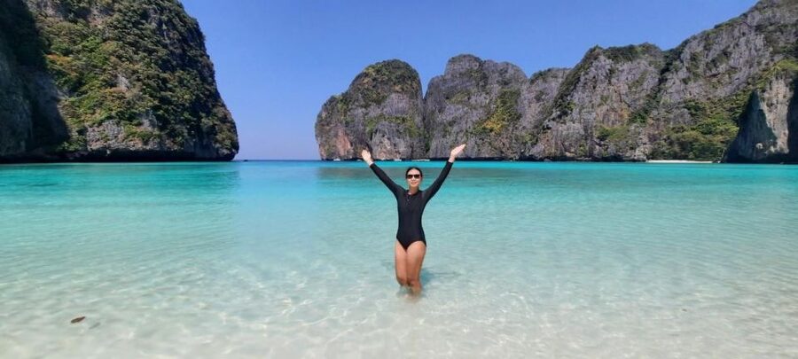 From Phi Phi: Sunrise Maya Bay, Pileh Lagoon Speedboat Tour - Bamboo Island makes the full-day option worthwhile