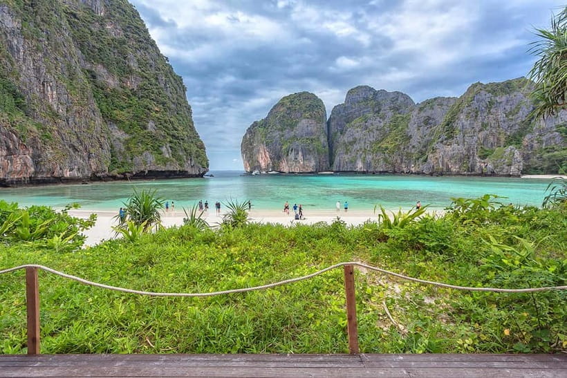 From Phi Phi: Sunset & Plankton Swim Tour By Speedboat - The sunset ride and the glowing plankton swim