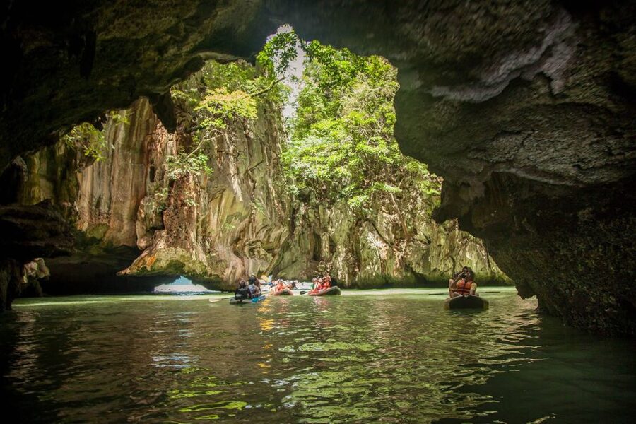 From Phuket: James Bond and Phang Nga Bay Tour by Speedboat - Panak Island’s caves and canoe route