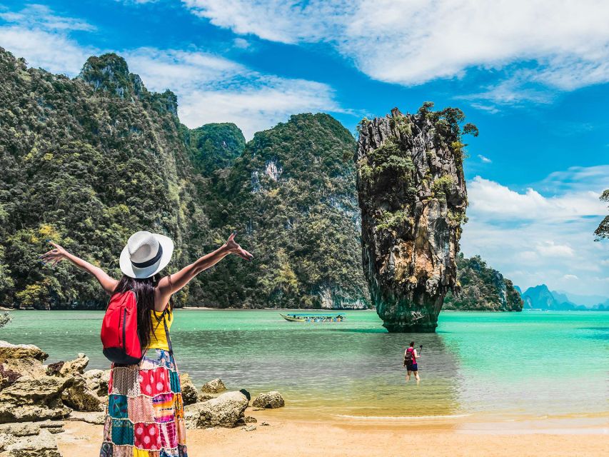 From Phuket: Phang Nga Bay and Canoeing Tour by Big Boat - Ko Hong: caves, cliffs, and quiet inner water
