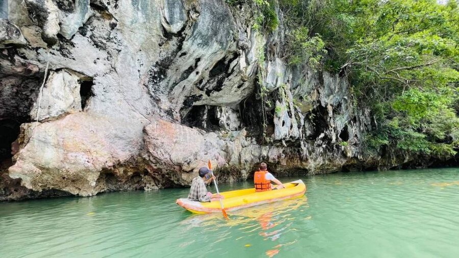 From Phuket: Phang Nga Bay and Canoeing Tour by Big Boat - James Bond Island and Khao Phing Kan