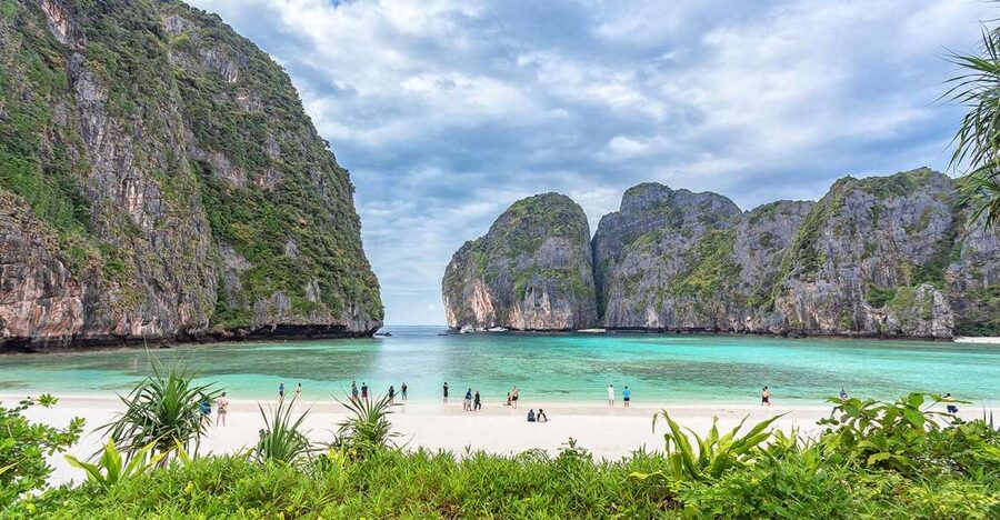 From Phuket: Phi Phi, Maya Bay, & Khai Islands Premium Trip - Maya Bay, the movie beach