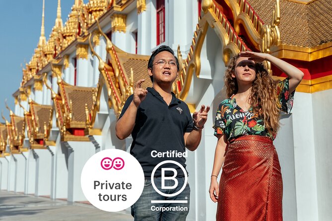 Full Day Bangkok PRIVATE City Tour With Locals - Wat Trimit & Wat Pho tickets - Crossing the Memorial Bridge and stopping for lunch