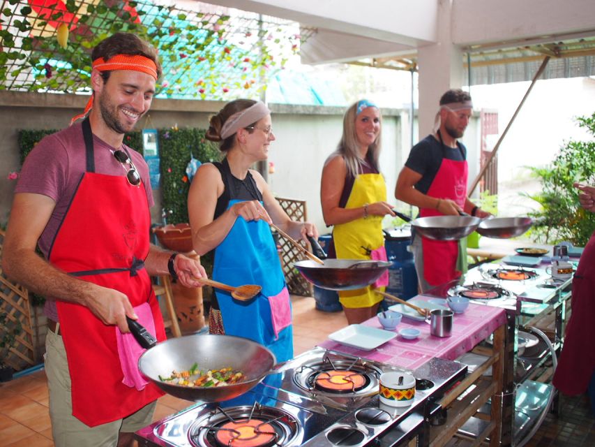 Half-Day Cooking Class with Market Tour - Choosing five dishes from a long Thai menu