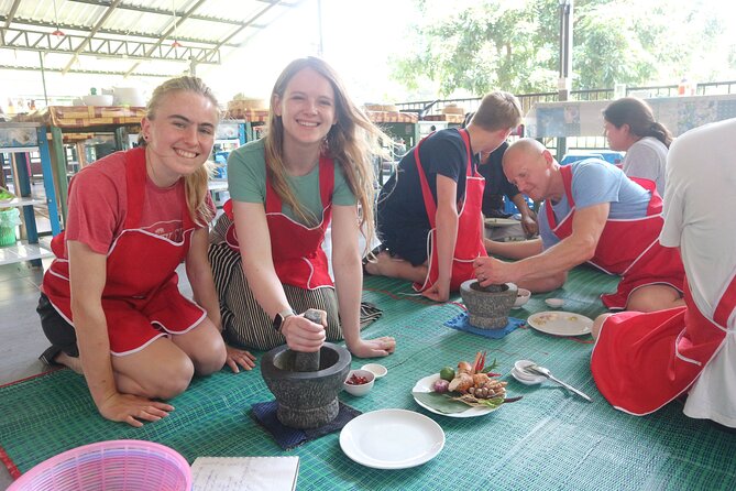 Half-Day Thai Cooking Class at Organic Farm in Chiang Mai - Cooking several dishes at your own station