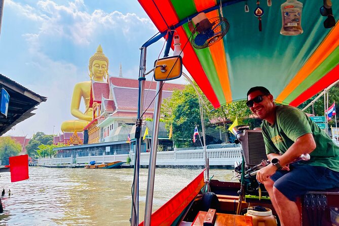 Hidden Bangkok Longtail Boat Tour to Big Buddha&Canal Life 2hrs - Finishing at Tha Tien Pier near Wat Pho