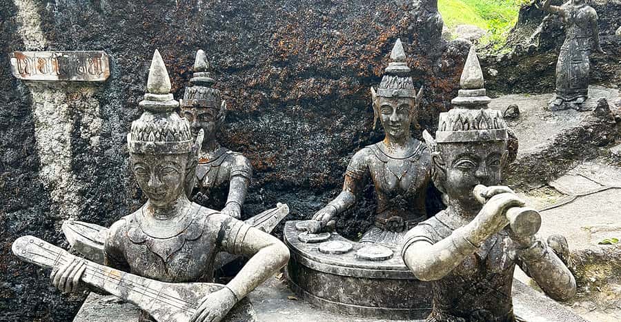 Jeep Tour Koh Samui Jungle Safari Full Day Adventure - Secret Buddha Garden and its handmade stone figures