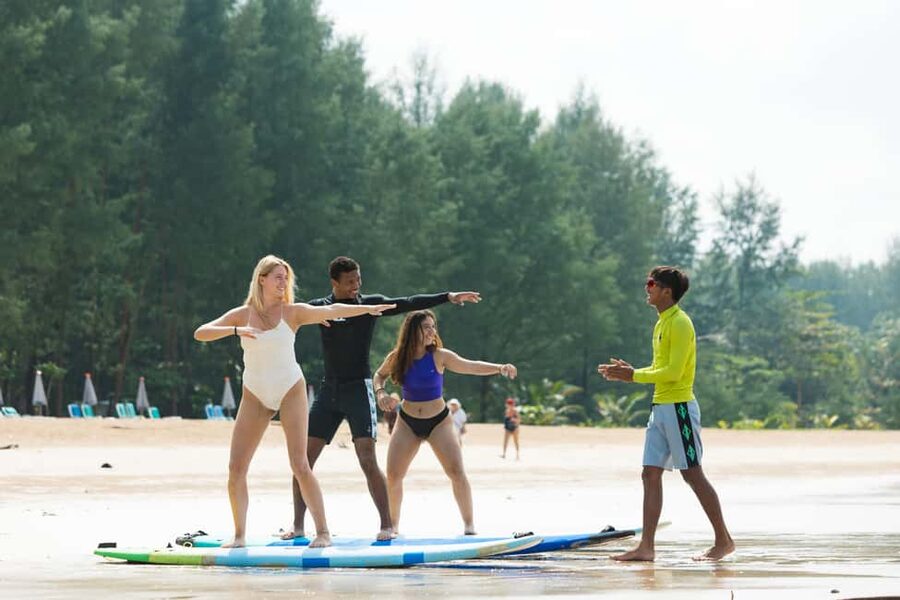 Khao Lak: 1.5-Hour Small Group Surfing Experience - What the $48 price includes