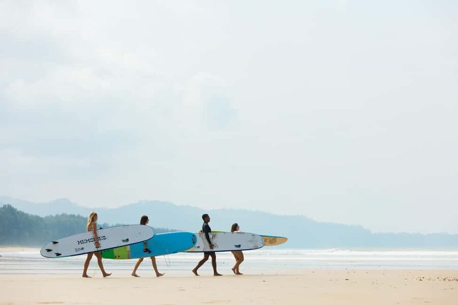 Khao Lak: 1.5-Hour Small Group Surfing Experience - The timing, group size, and physical demands