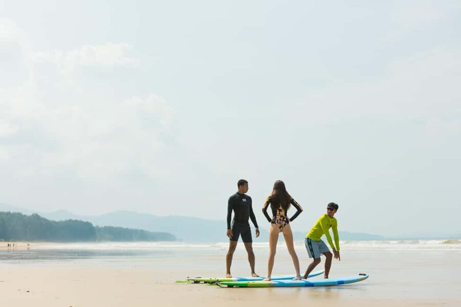 Khao Lak: 1.5-Hour Small Group Surfing Experience - The 60-minute water session is where the fun begins