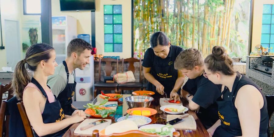 Khao Lak Pui's Authentic Thai Cooking Class - Spring rolls, gas hobs, and real hands-on cooking