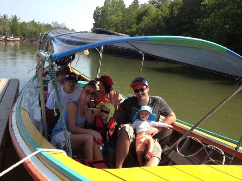Khaolak: Phang Nga Bay, Tapu Island, and Panyi Village Tour - Cruising Phang Nga Bay by long-tail boat