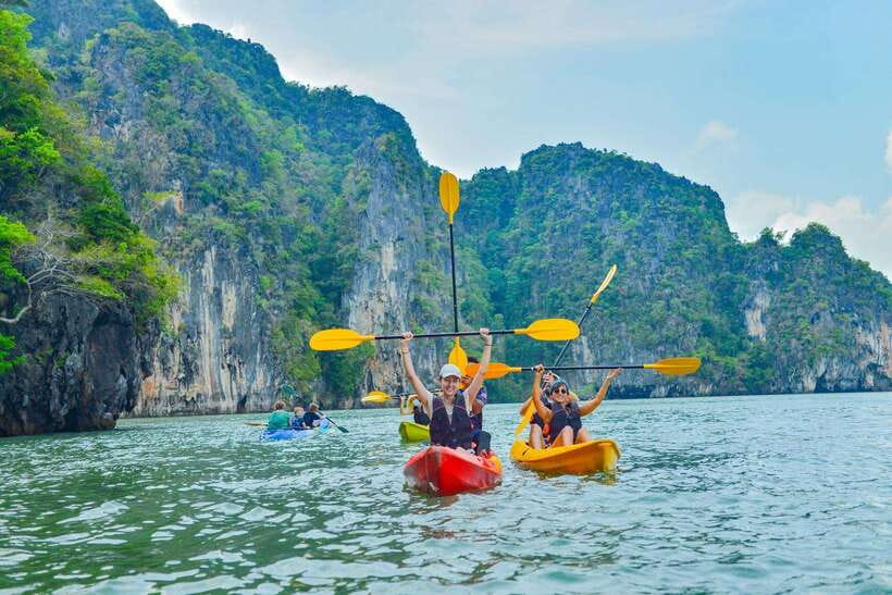 Ko Lanta: Full-Day Mangrove and Sea Cave Kayaking Experience - The longtail ride to Koh Talabeng