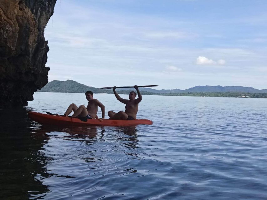 Ko Lanta: Half-Day Kayaking Koh Phee & Koh Talabeng 2 Caves - The sea cave, swimming, and beach pause