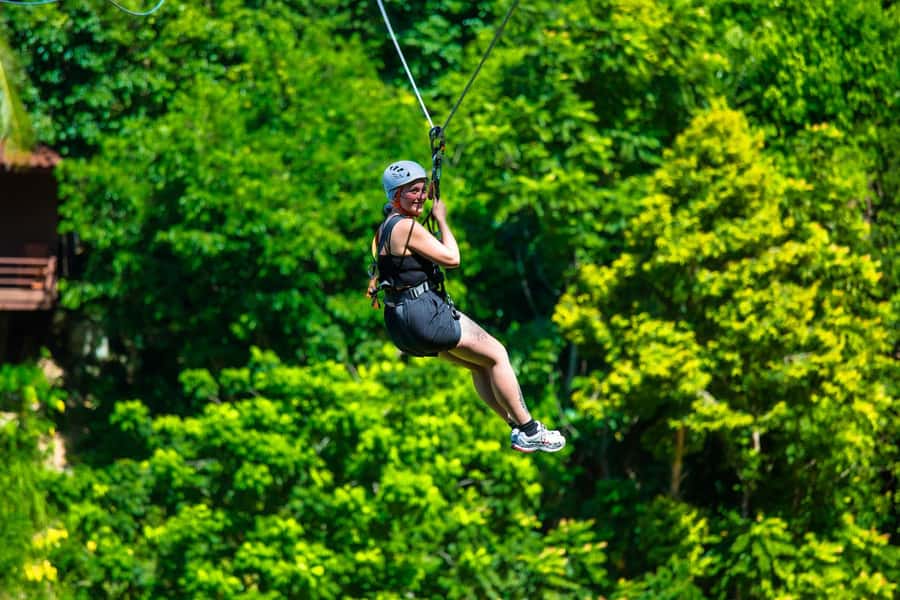Ko Pha Ngan: Sky-High Zipline & Wang Sai Waterfall Views - Choosing between five packages