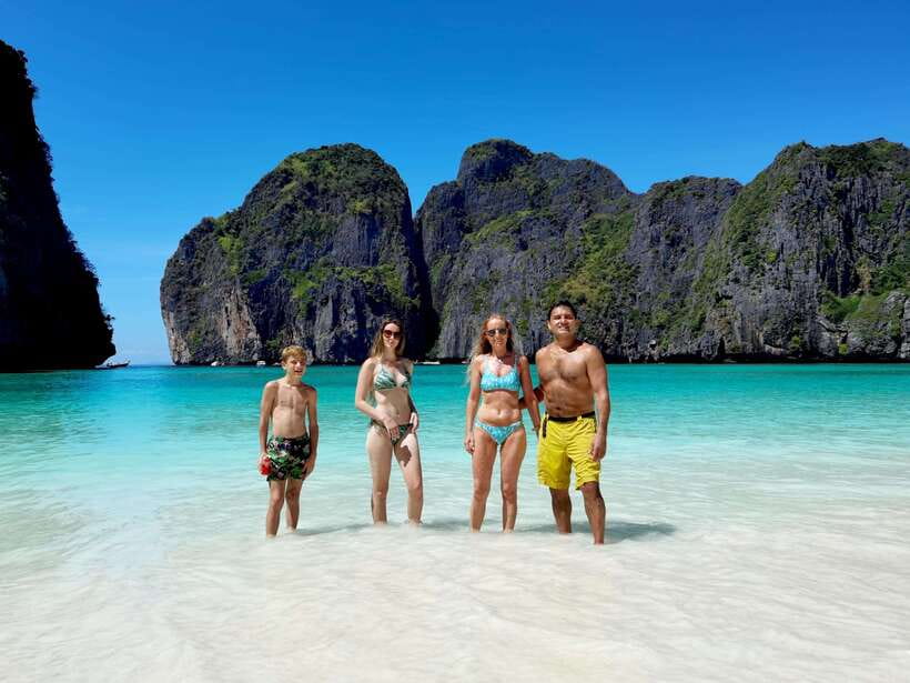 Koh Lanta: Phi Phi Islands Tour w/ Maya Bay, Snorkel & Lunch - Maya Bay: famous, beautiful, and busy
