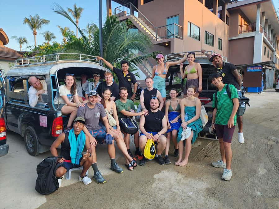 Koh Phangan Shared Road Trip by Mingalaba road trip - Thong Nai Pan Yai, a relaxed first beach stop