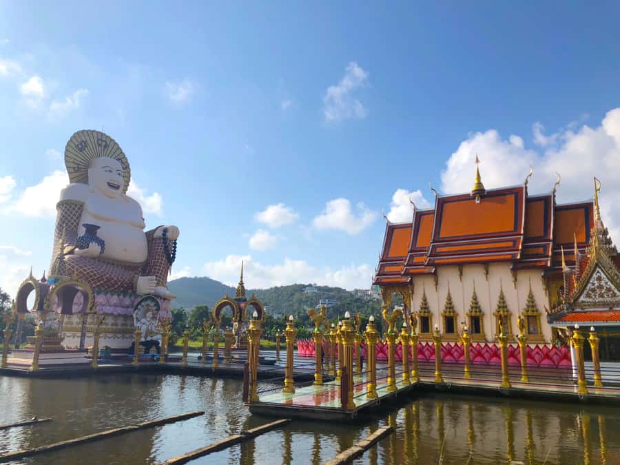 Koh Samui: 4x4 Off Road Island Safari Tour Including Lunch - Morning temples and the Chinese lady monk statue