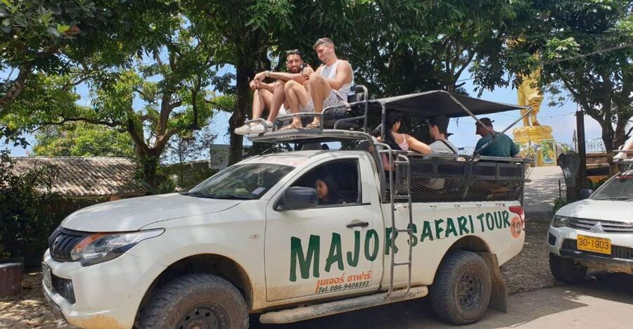 Koh Samui: 4x4 Sightseeing Safari & Elephant Sanctuary Tour - Preparing food for elephants