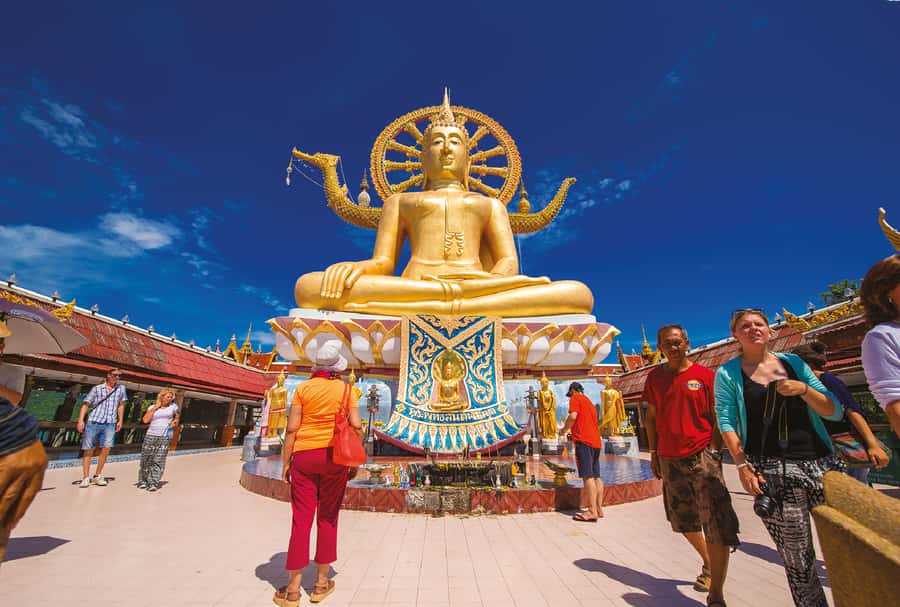 Koh Samui: Half-Day Island Highlights Tour with Hotel Pickup - Big Buddha, a short visit with a big view