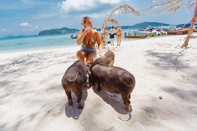 Koh Samui: Island Hopping Adventure in Coral and Pig Island - Swimming and snorkeling around Koh Tean