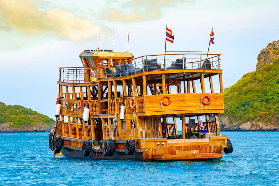 Koh Samui: Mu Ko Ang Thong Park Cruise with Kayaking Option - The long ride home to Koh Samui