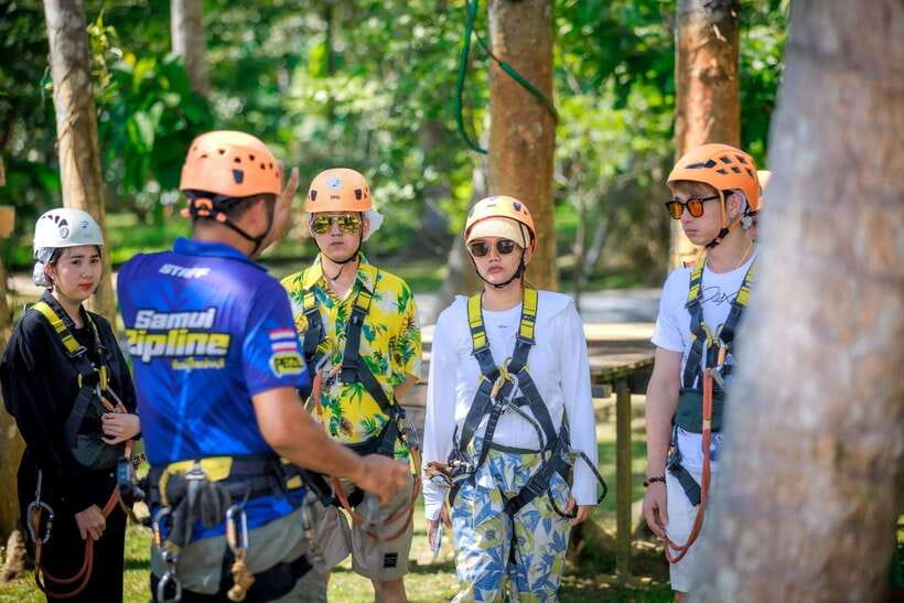 Koh Samui: Samui Zipline Adventure with Transfer service - Watermelon, water, and the ride back