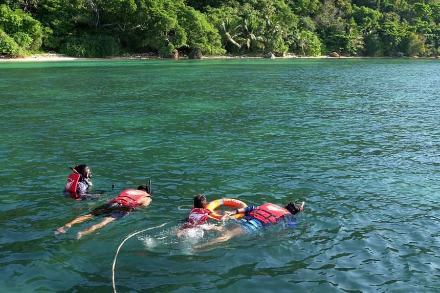 Koh Samui: Sunset Pig Island and Snorkeling Koh Tan w/Dinner - Sunset on the Return Crossing