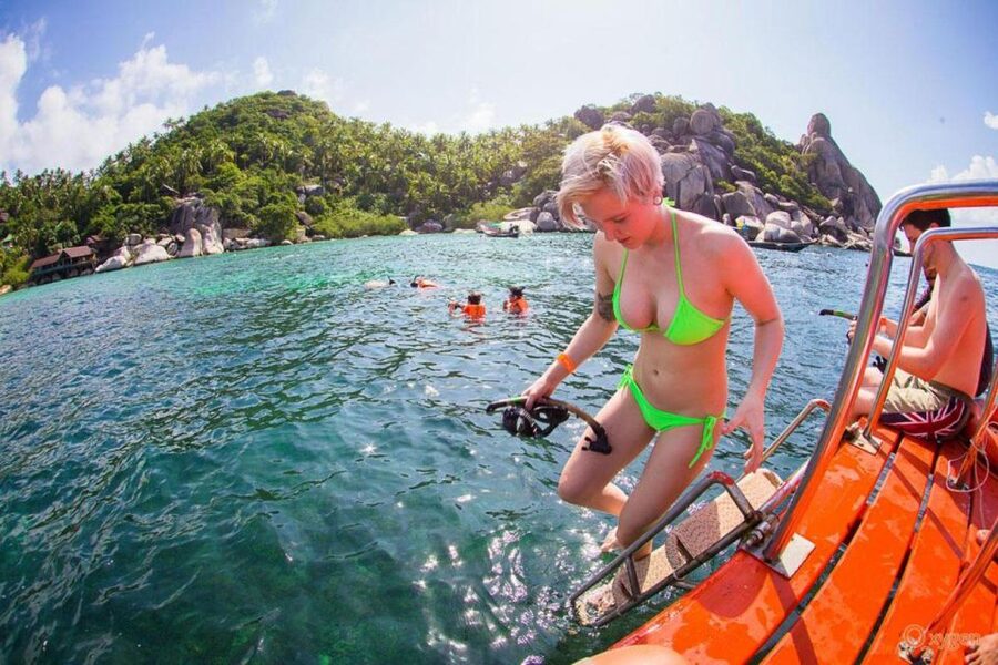 Koh Tao: Koh Nangyuan and the Hidden Bays Trip by the Oxygen - Shark Bay and the chance to see turtles
