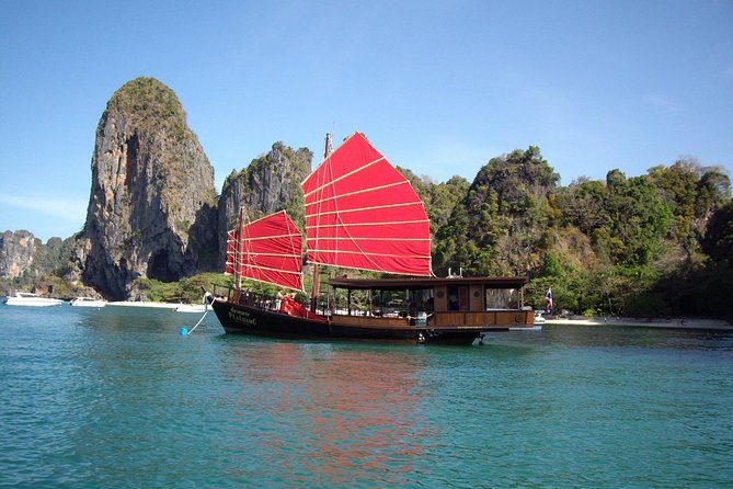 Krabi 4 Island Sunset Snorkeling Cruise + Bioluminescent Swim - The wet transfer from Ao Nang or Railay