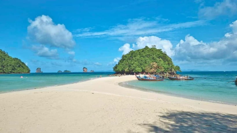 Krabi: 4 Islands Hopping & Snorkeling Tour - Phra Nang Beach and the princess spirit cave